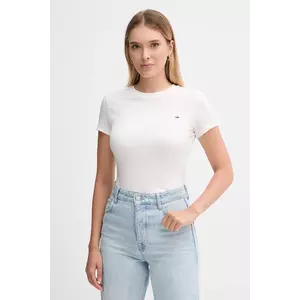 Tommy Jeans tricou din bumbac 2-pack culoarea negru, DW0DW21366 imagine