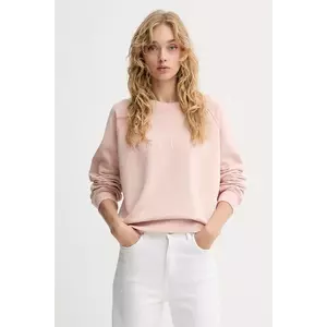 Marc O'Polo hanorac de bumbac culoarea roz, cu imprimeu, 508407354063 imagine