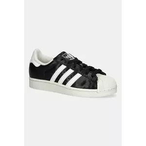 adidas Originals sneakers din piele Superstar II culoarea negru, JS4014 imagine