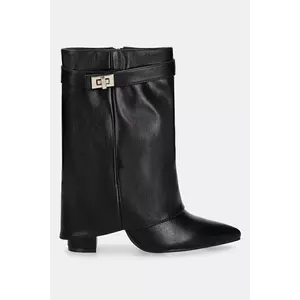 Answear.LAB botine culoarea negru, cu toc drept imagine