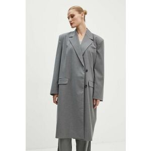 2NDDAY palton 2ND Toretto - Classic Tailori femei, culoarea gri, de tranzitie, 2244110169 imagine