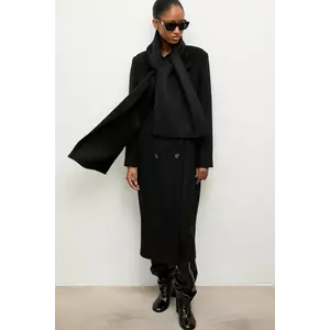 Answear.LAB palton de lana culoarea negru imagine