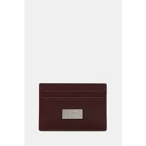 MM6 Maison Margiela carcasă din piele culoarea bordo, SA5UI0026.P8332.T5016 imagine