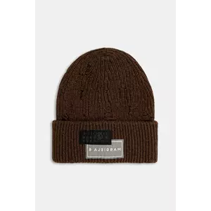 MM6 Maison Margiela căciulă de lână culoarea maro, SH0TB0001.M13138.142M imagine