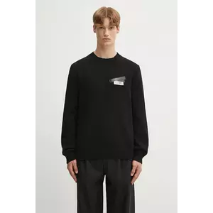 MM6 Maison Margiela pulover de lână culoarea negru, SH2HL0030.M13168.900S imagine