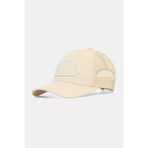 Von Dutch șapcă culoarea bej, VD.1.CB.LOF imagine