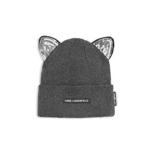 Karl Lagerfeld căciulă culoarea gri, Z31007 imagine