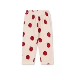 Konges Sløjd pantaloni TAVI FLEECE PANTS GRS culoarea bej, uni, KS103541 imagine
