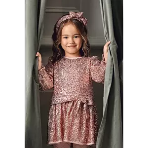 Abel&Lula rochie fete culoarea roz, mini, evazați, 5531 imagine