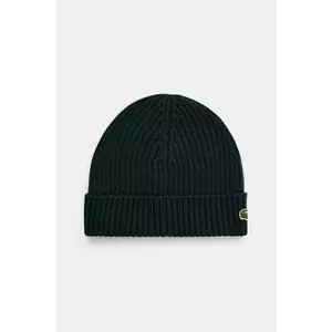 Lacoste căciulă de lână culoarea negru, de lana, RB0001 imagine