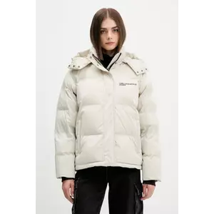 Karl Lagerfeld Jeans geacă culoarea bej, de iarna, A4W15020 imagine