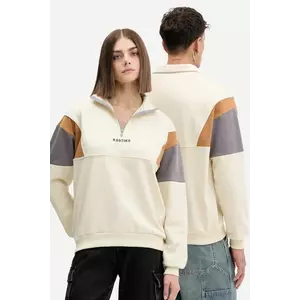 Kaotiko bluză culoarea bej, cu imprimeu, AR097-01-G002 imagine