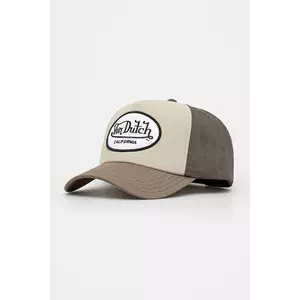 Von Dutch șapcă de baseball din bumbac culoarea verde, VD.0.CAS1.JAC imagine