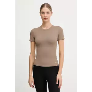 P.E Nation tricou Foundation culoarea bej, 243T257 imagine