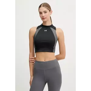 Under Armour top de antrenament culoarea negru, cu turtleneck, 6003985 imagine