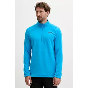 Jack Wolfskin hanorac Taunus culoarea galben, uni, 1709522 imagine