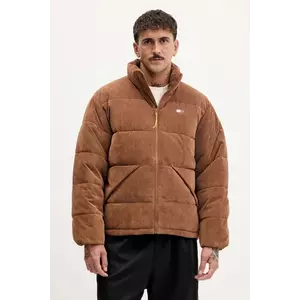Tommy Jeans geacă din velur culoarea maro, de iarnă, DM0DM22031 imagine
