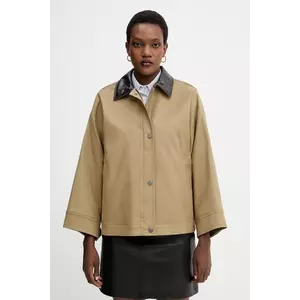 Weekend Max Mara geacă DOREMA culoarea verde, de tranziție, 2525086061600 imagine