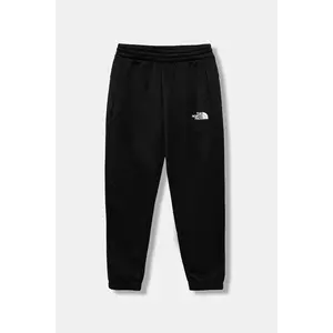 The North Face pantaloni de trening pentru copii TEEN REAXION JOGGER culoarea negru, uni, NF0A8EB7JK31 imagine