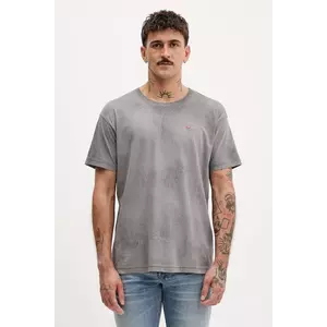 Diesel tricou din bumbac T-NORM-T8 culoarea gri, cu model, A18486.0PLBU imagine