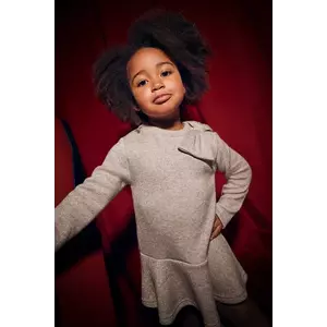 Mayoral rochie fete culoarea bej, mini, evazați, 4991 imagine