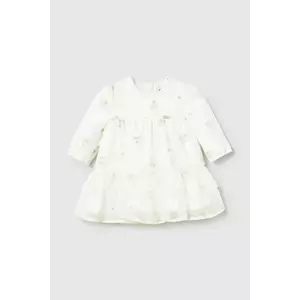 Mayoral Newborn rochie bebe culoarea bej, mini, evazați, 2817 imagine