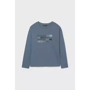 Mayoral longsleeve din bumbac culoarea violet, 7012 imagine