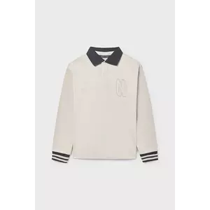 Mayoral longsleeve copii culoarea bej, cu imprimeu, 7101 imagine