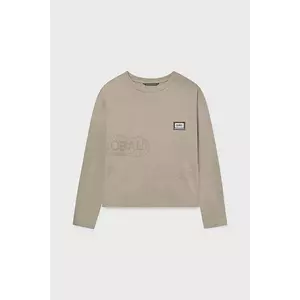 Mayoral longsleeve din bumbac culoarea maro, 7014 imagine