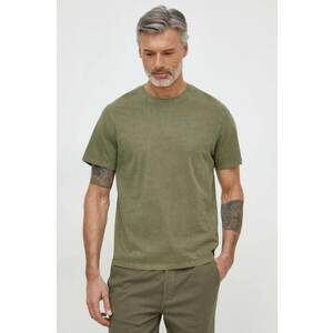 Pepe Jeans tricou din bumbac Jacko barbati, culoarea verde, neted, PM508664 imagine