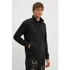 G-Star bluză bărbați, culoarea negru, uni, D25122-D566 imagine
