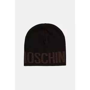 Moschino căciulă de lână culoarea negru, din țesătură unia, M2997 65165 imagine