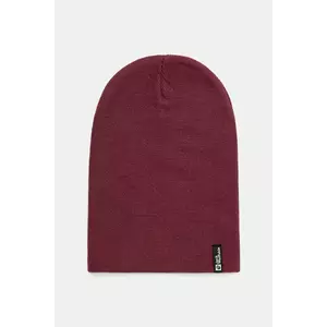 Jack Wolfskin căciulă culoarea bleumarin, din tricot gros, 1903892 imagine