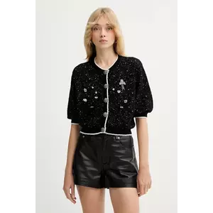 Gestuz cardigan culoarea negru, light, 10910537 imagine