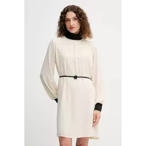 Gaudi rochie culoarea bej, mini, evazati, 521FD15018 imagine