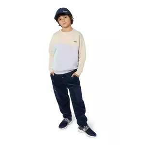 BOSS șapcă din bumbac pentru copii culoarea bleumarin, J52717 imagine