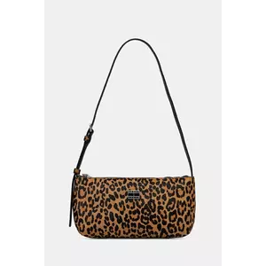 Tommy Jeans poșetă de piele culoarea maro, AW0AW18008 imagine