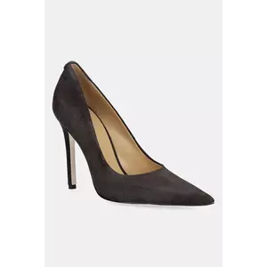 MICHAEL Michael Kors tocuri din piele întoarsă Elyse culoarea maro, 40F5EYHP1S.251 imagine