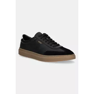 BOSS sneakers din piele 50552852 culoarea negru, Kieran imagine