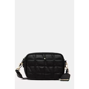 Geox poșetă de piele NARCISIA culoarea negru, D45K2A 00046 imagine