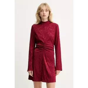 Gestuz rochie culoarea roșu, mini, evazați, 10910606 imagine