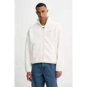 Tommy Jeans bluză culoarea bej, cu imprimeu, DM0DM22078 imagine