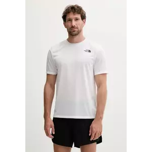 The North Face tricou de antrenament Multiple Placement culoarea alb, cu imprimeu, NF0A8E1BFN41 imagine