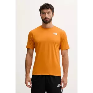 The North Face tricou de antrenament 24/7 culoarea portocaliu, cu imprimeu, NF0A894BBRO1 imagine