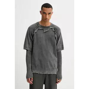 Diesel hanorac de bumbac K-PETRO culoarea gri, cu imprimeu, A18898.0NKCQ imagine