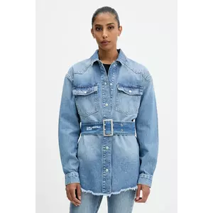 Karl Lagerfeld Jeans cămașă jeans cu guler clasic, regular, A4W11003 imagine