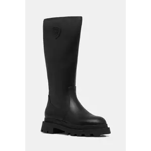 Blauer cizme KIMMEL culoarea negru, cu toc plat, F5KIMMEL01/LEP imagine