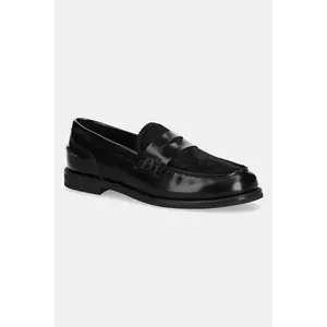 Gant mocasini de piele Gracelyn culoarea negru, cu toc plat, 31571060 imagine