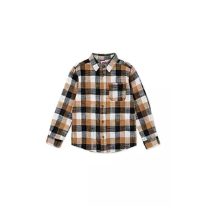 Levi's cămașă BUFFALO CHECK FLANNEL SHIR culoarea bej, 9EN817 imagine