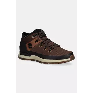 Timberland pantofi Sprint Trekker Mid Lc Waterproof culoarea maro, TB0A6CRBEJU1 imagine